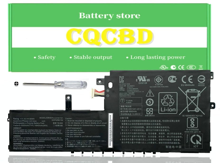 CQCQ C31N1721 Battery for ASUS E406 L406 R420 E406SA E406MA R420SA R420MA L40...