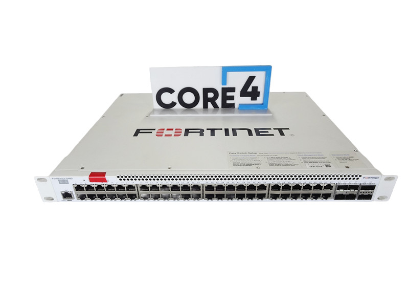 FORTINET FS-548D 48x GE/RJ45 ports, 4x 10 GE SFP+ ports 2x 40 GE QSFP SWITCH