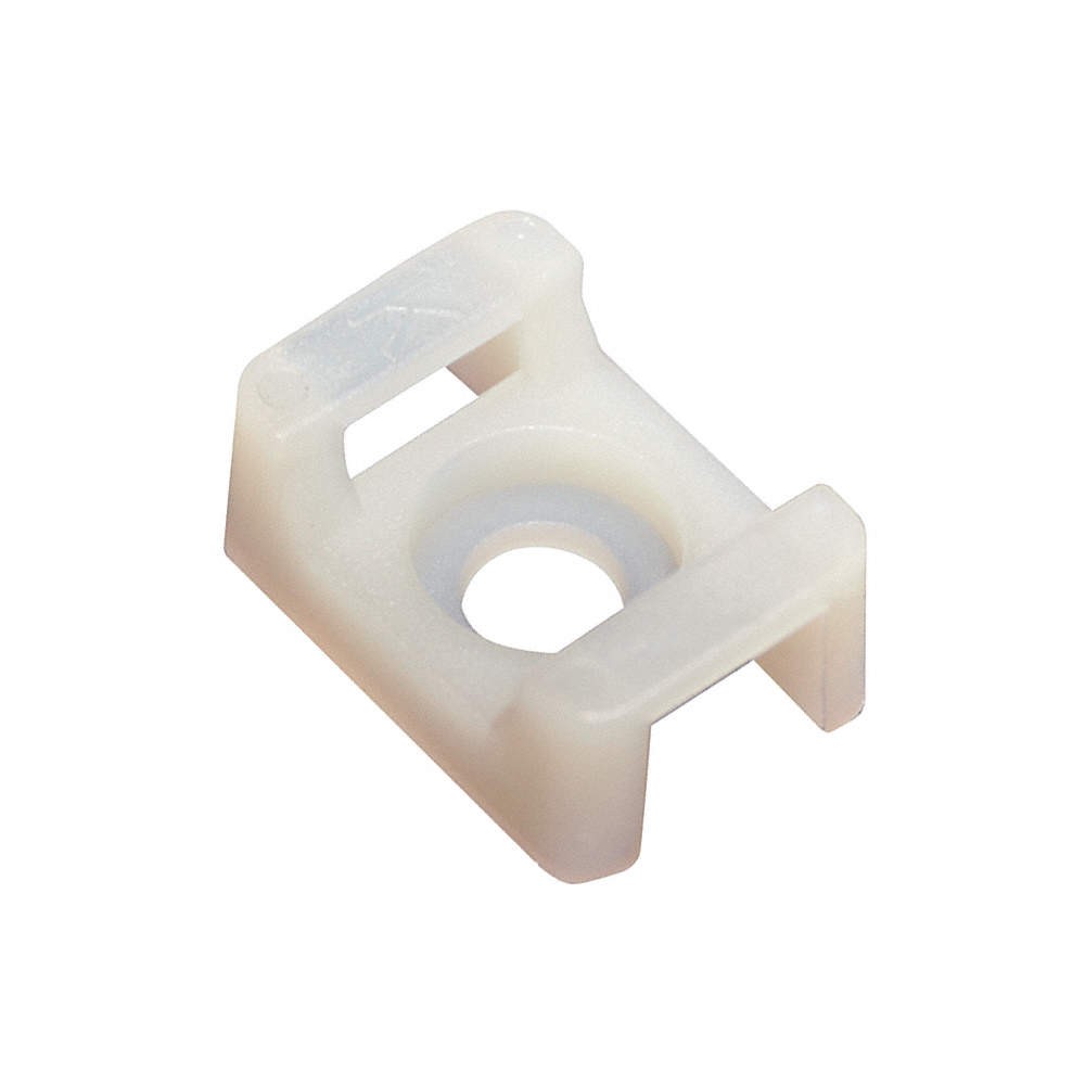 DOLPHIN COMPONENTS CORP DC-LPM-2 Cable Tie Base,Saddle,Natural,PK1000 14X882