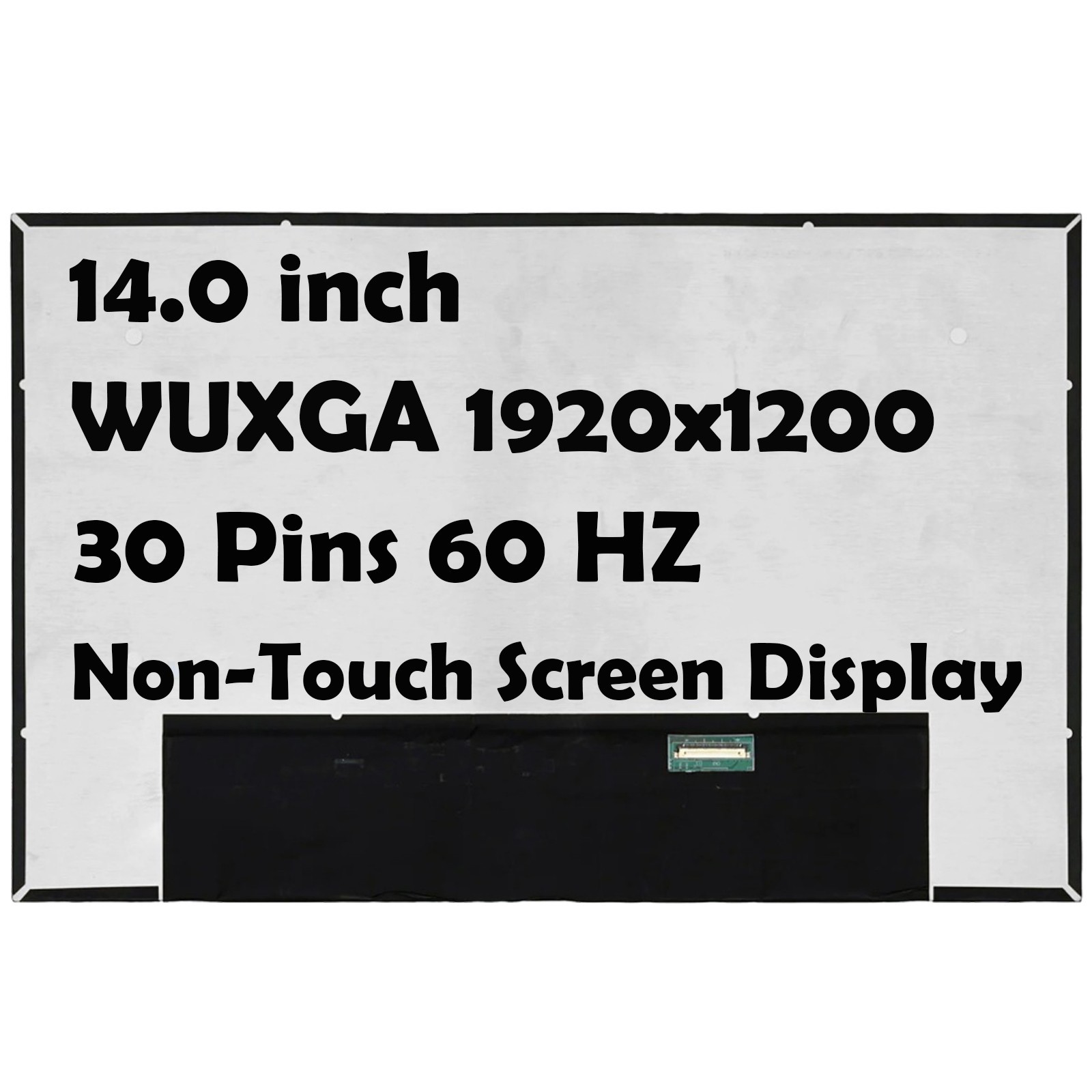 14" NV140WUM-N43  NV140WUM N43 WUXGA 30Pin LCD Non-Touch Screen Display Panel