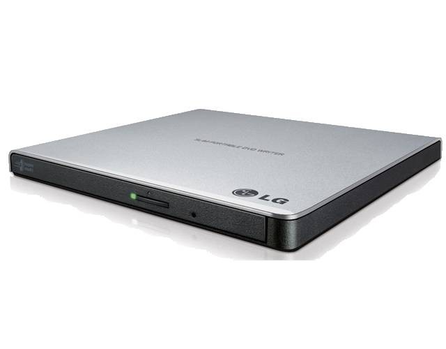LG GP65NS60 External Slim Portable 8x DVD RW Writer Drive USB 2.0 Silver