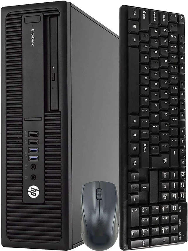 HP ProDesk 800 G2 SFF Desktop Intel Core i5 8GB RAM 128GB M.2 SSD 500GB HDD