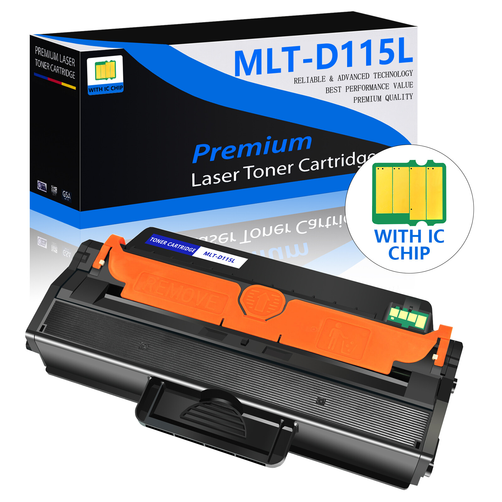 1PK MLT-D115L Toner Cartridge For Samsung Xpress M2620 SL-M2830DW 2670FN Printer
