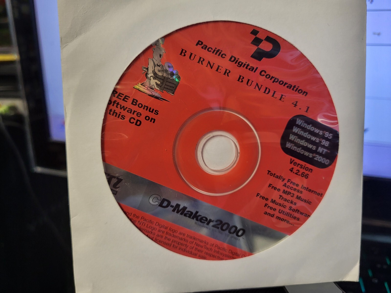 Pacific Digital Corp Burner Bundle 4.1/ Software Disc ONLY