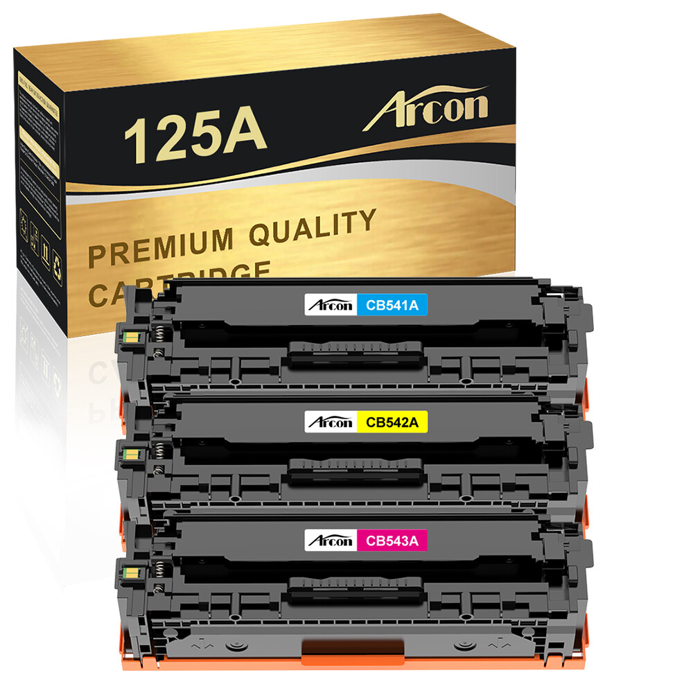 3PK Color CE320A Toner Compatible With HP 128A LaserJet Pro CM1415FNW CP1525NW