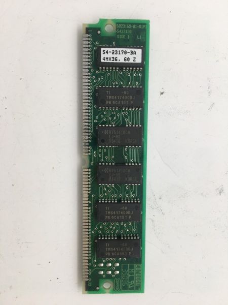 54-23170-ba - 16mb memory module 4mx36, 60 z, 5023169-01-a1p1