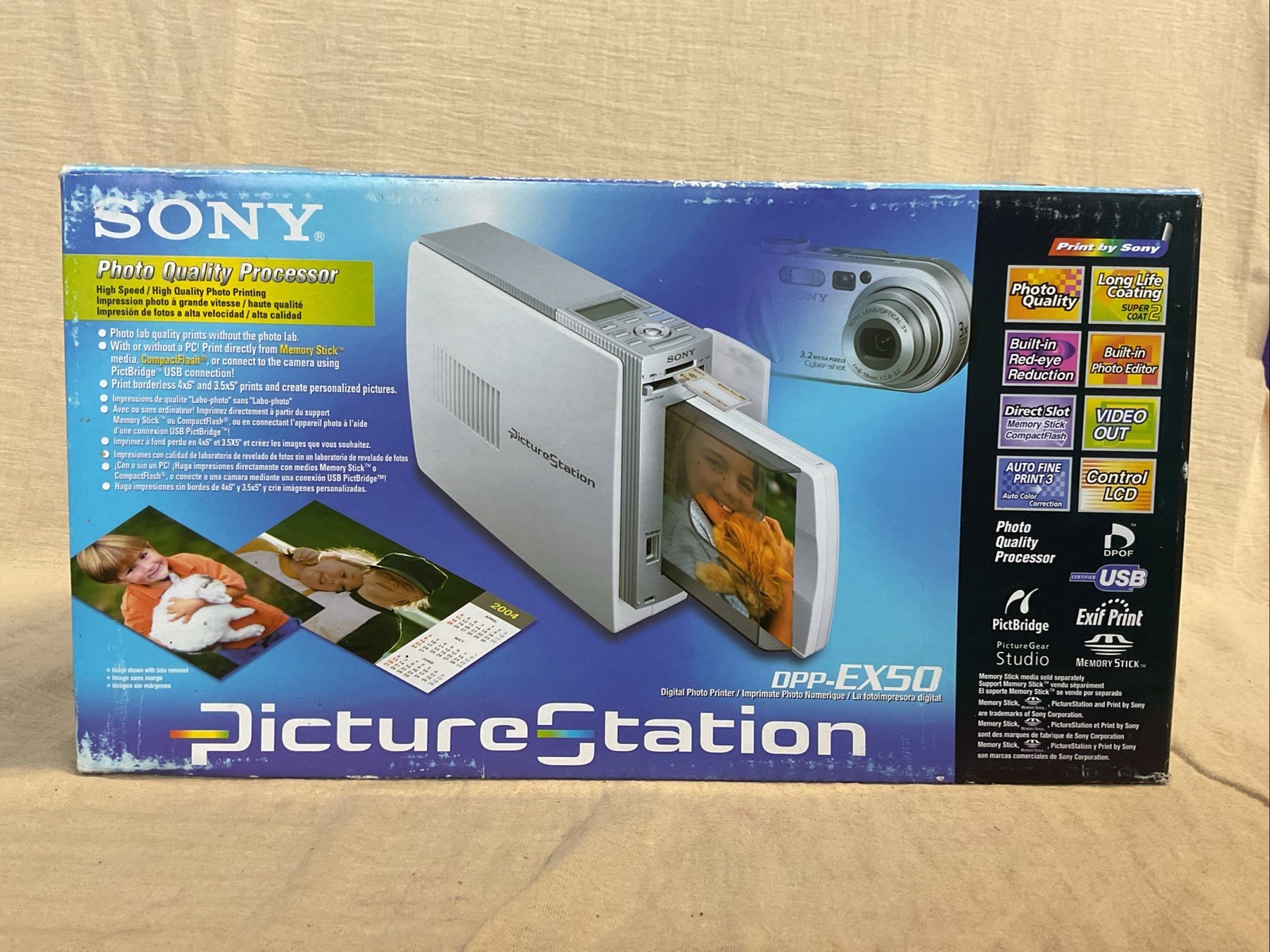 New Sony Picture Station Digital Photo Printer DPP-EX50 Open Box Never Used