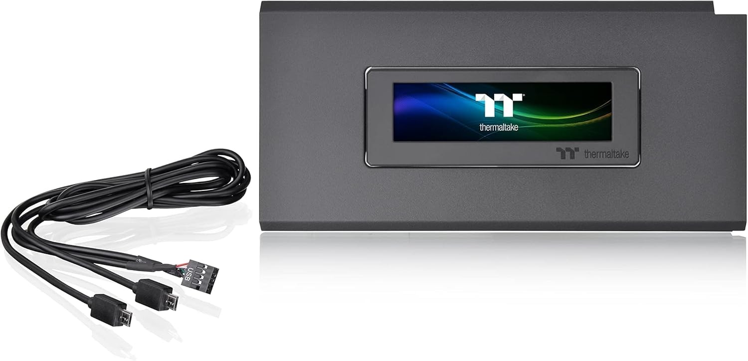 Thermaltake Ceres Series Black LCD Panel Kit, 3.9 LCD Display, Supported by T...