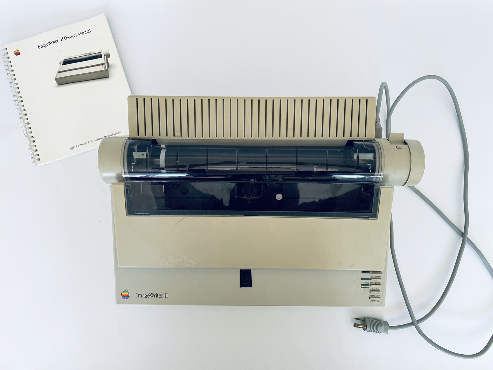 Apple Macintosh ImageWriter II dot matrix Printer - Powers On Issue Read As Is
