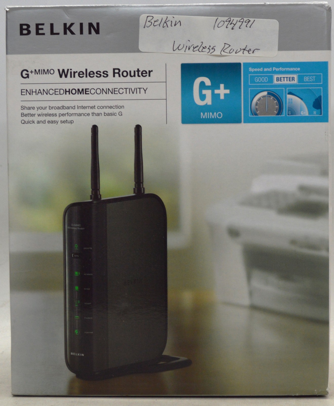 Belkin G+ MIMO Wireless Router F5D9231-4 2008 *New Unused*