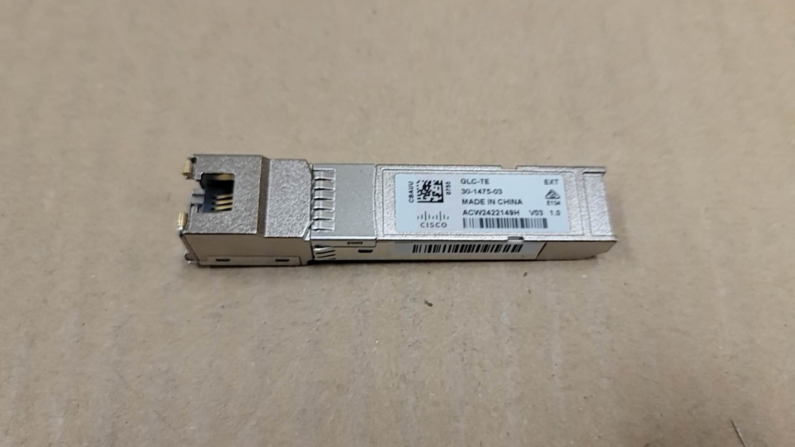 Genuine Cisco GLC-TE 30-1475-03 SFP RJ-45 Connector Modules