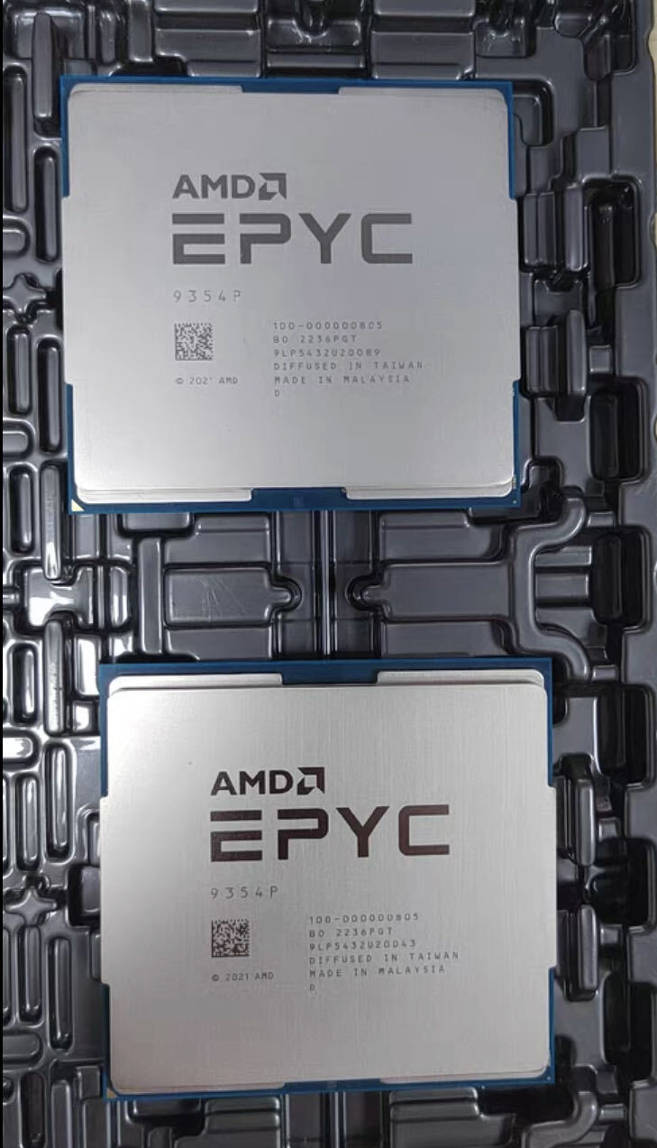 AMD EPYC 9354P 32C/64T 3.75GHz 256MB 280W CPU SP5 support Supermicro H13SSL-N