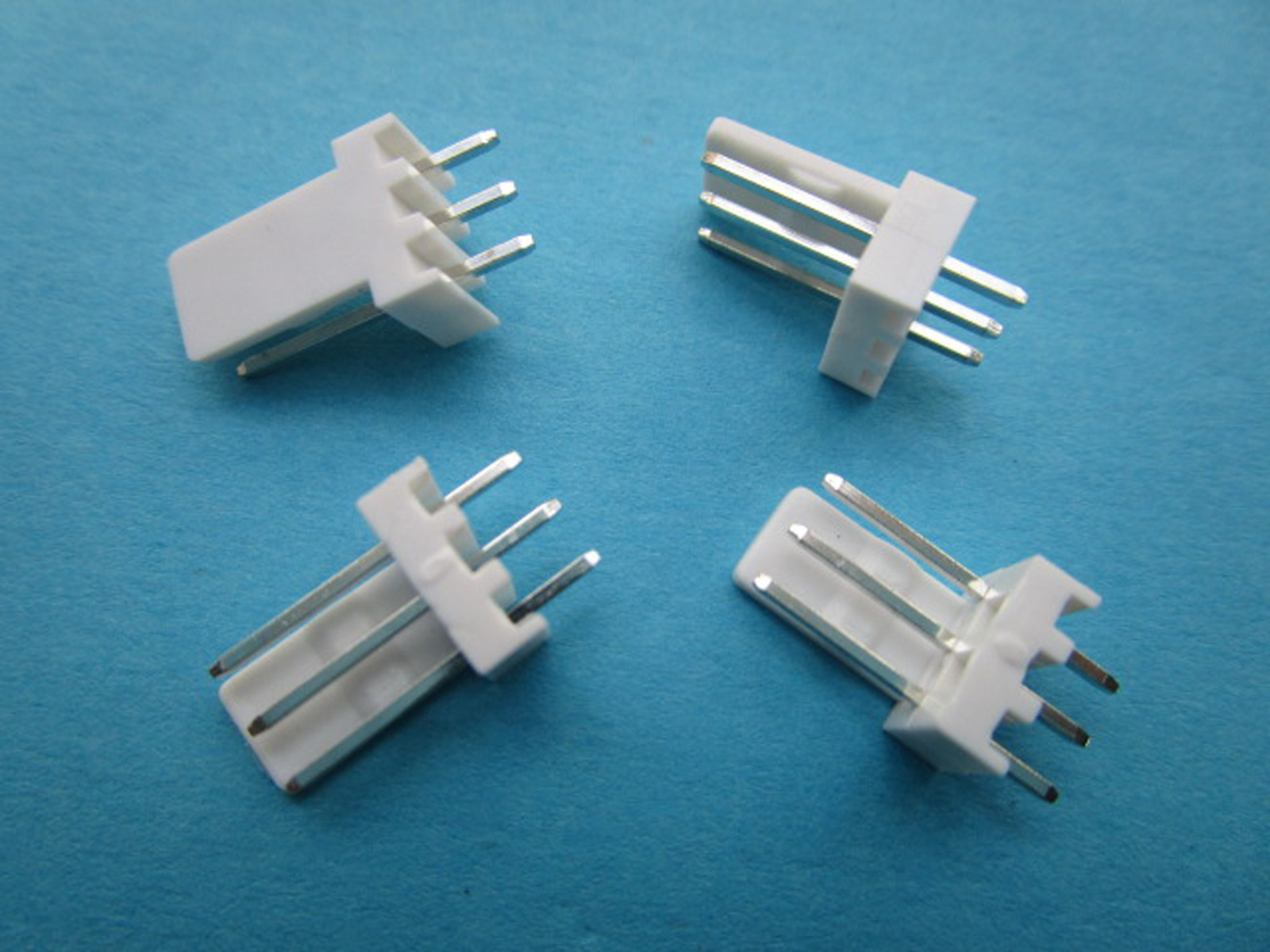100 pcs 2510 Pitch 2.54mm 3 Pin Male Plug Connector Straight pin New