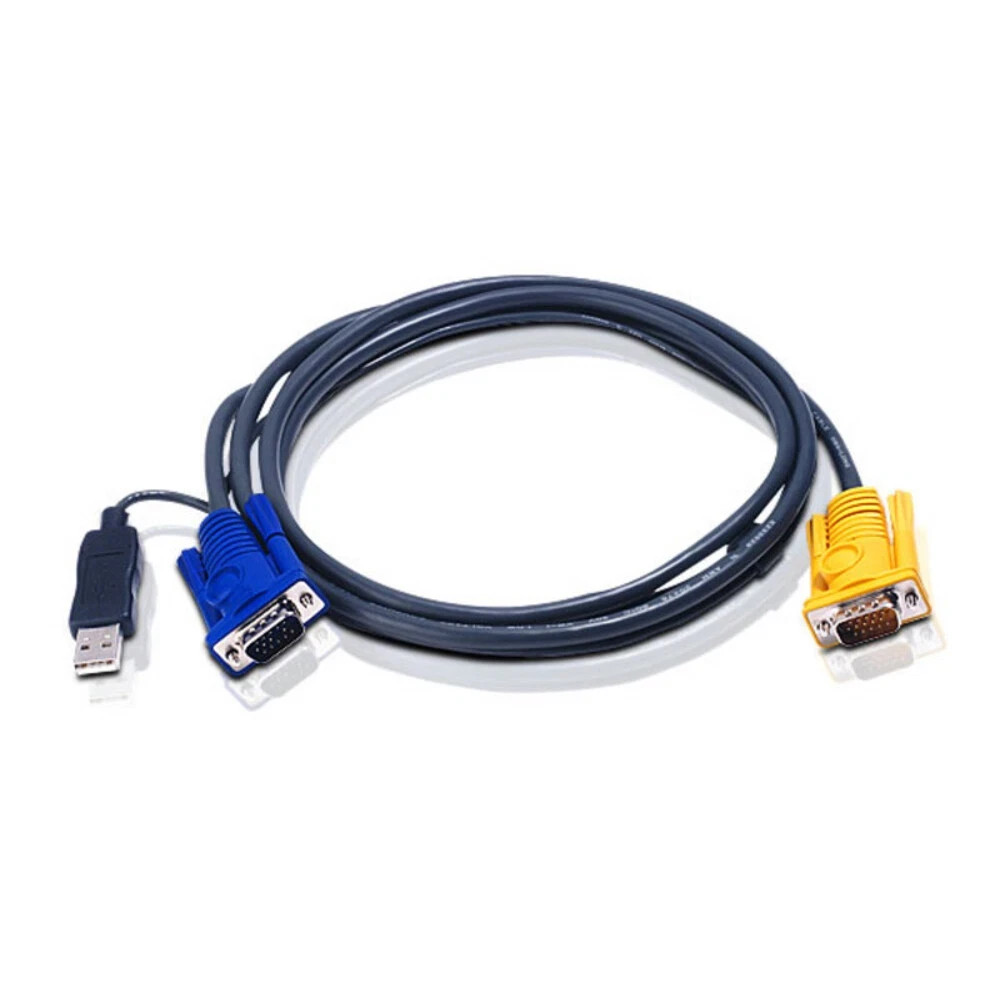 Aten 2L-5202Up 6 Ps2 To Usb Intelligent Kvm Cable Sphd15M Vga And A