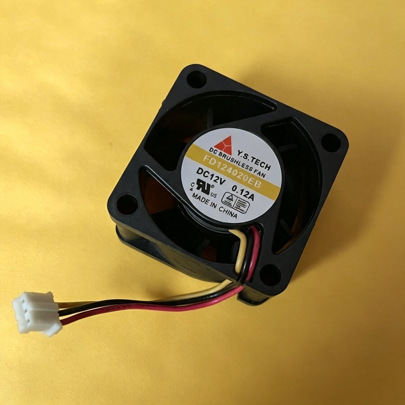 1PC New For Y.S Tech FD124020EB Fan DC12V 0.12A 40*40*20mm Cooling Fan 3Pin