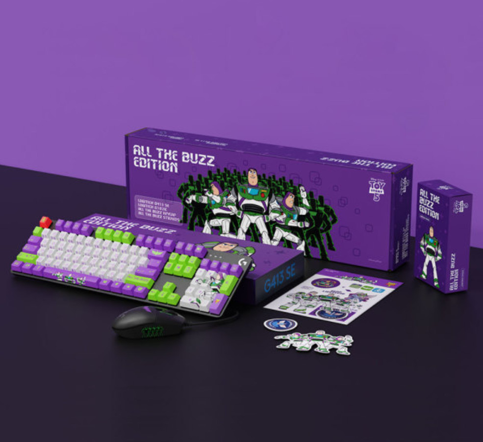 Logitech x Toy Story Limited Edition Mechanical Keyboard G413 SE G102 Mouse Set