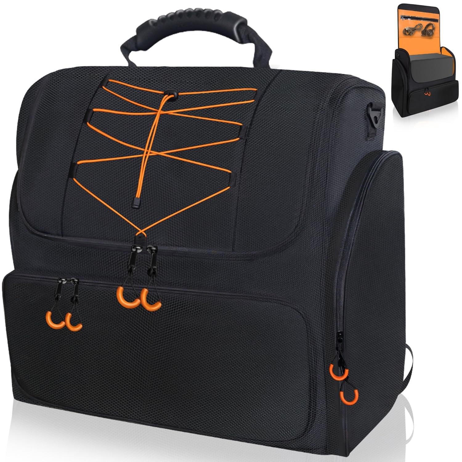 Computer Desktop Mid Tower PC Carrying Case,PC Travel Case Padded Carrying Ba...