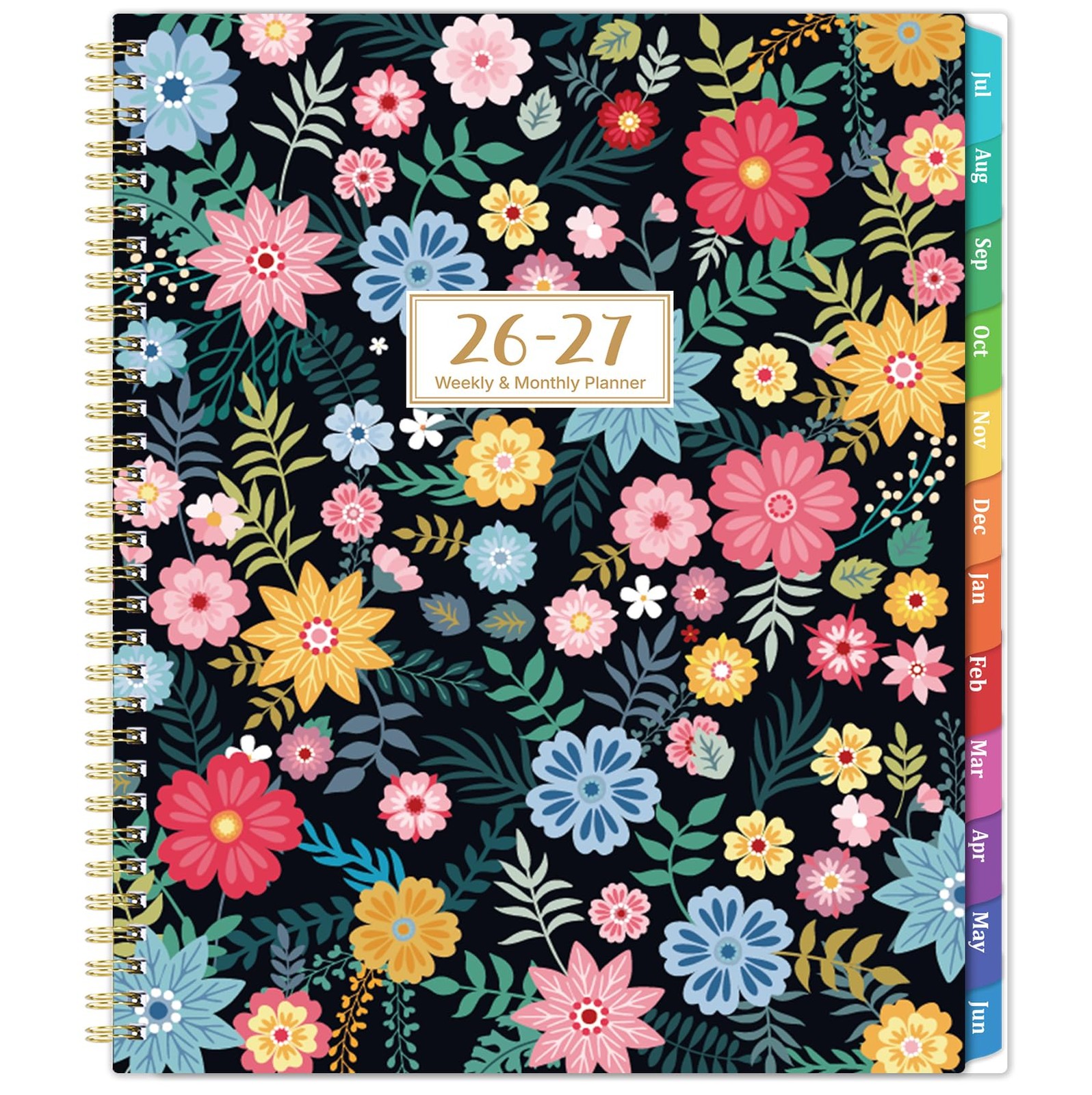 Planner 2026-2027 9 x 11 Academic Weekly Monthly JUL JUN