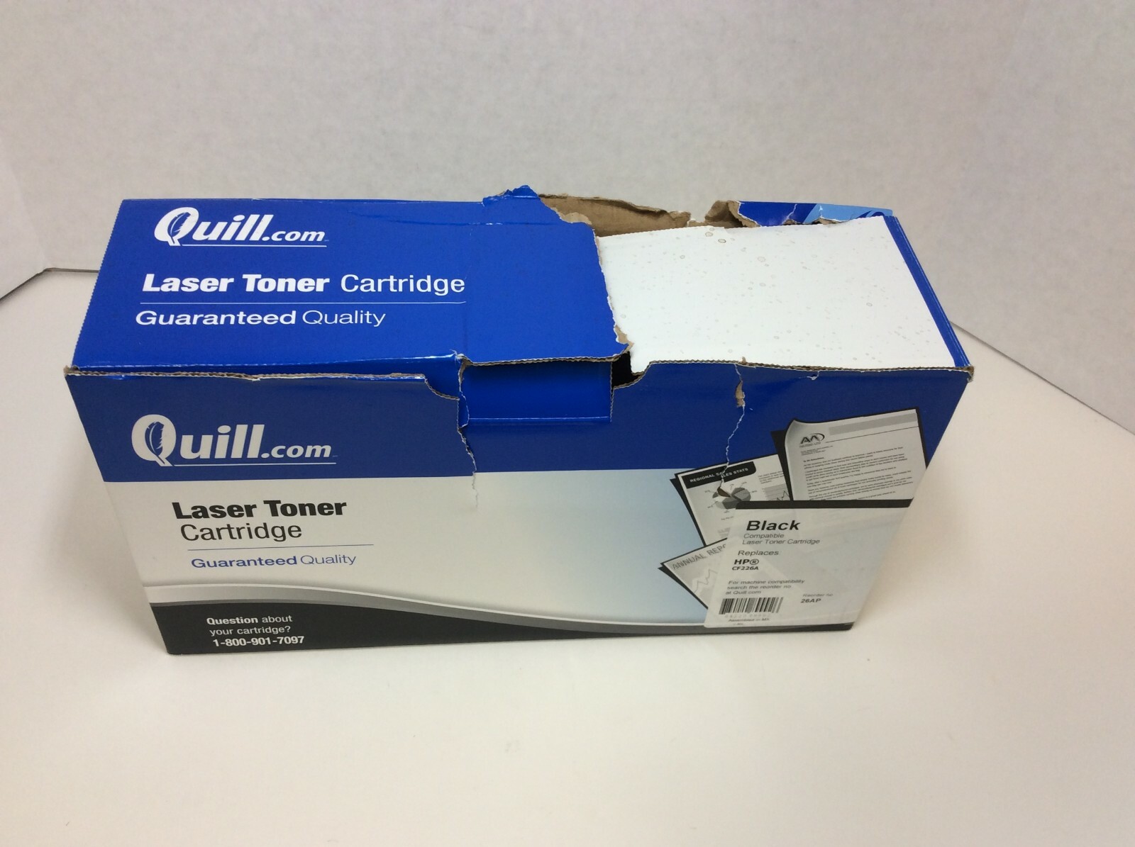 Quill Brand Black Laser Toner Cartridge, Standard Yield (CF226A)