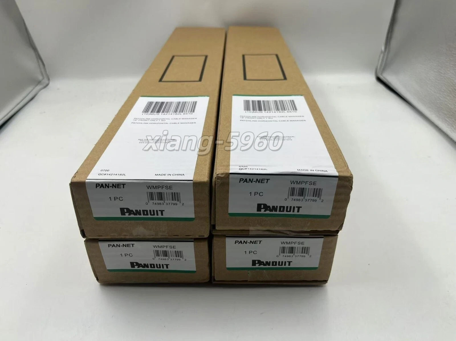 new  Panduit WMPFSE Horizontal Cable Manager, 1 U, Black Free delivery
