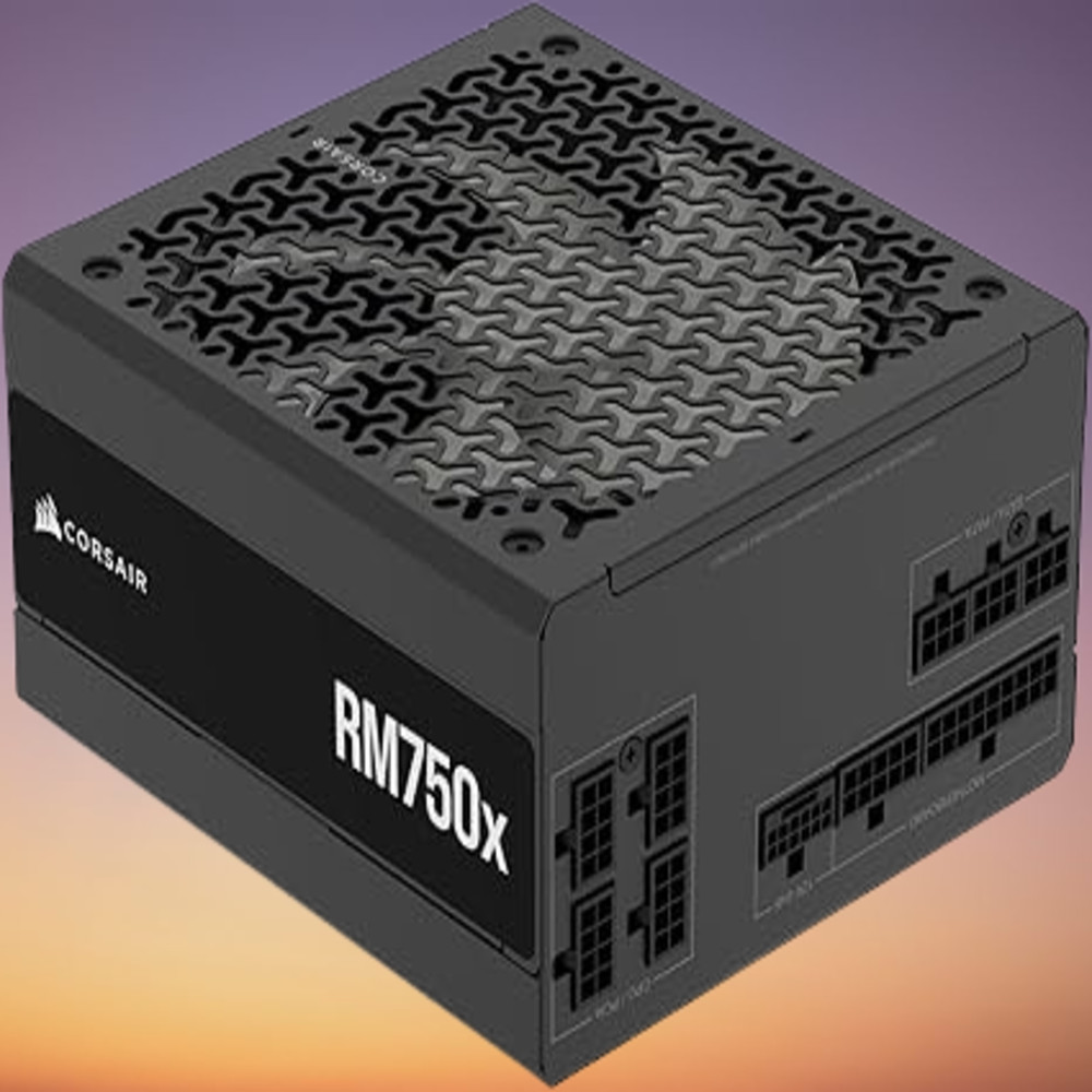 CORSAIR RM750x 750W ATX3.1 PCIe5.1 Fully Modular Gold PSU Black