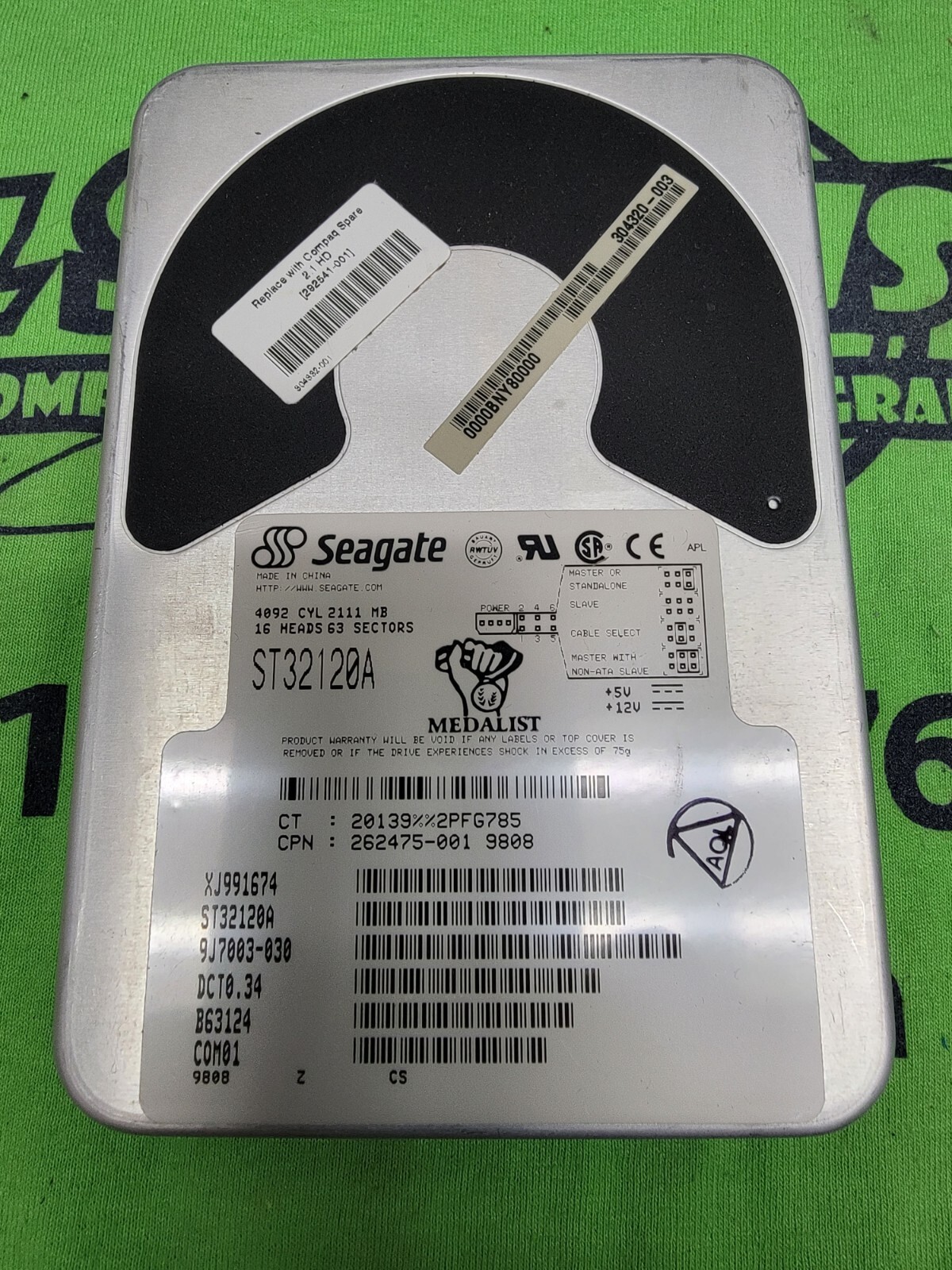 Seagate Medalist 2112MB INTERNAL IDE HARD DRIVE HDD - ST32120A