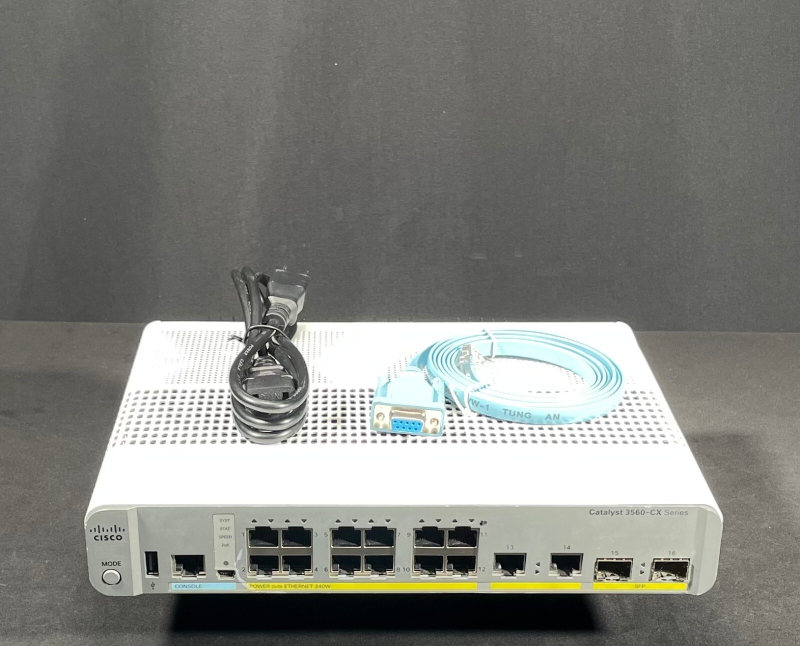 Cisco 3560C WS-C3560CX-12PC-S 12 Port  IP Base Switch - Same Day Shipping