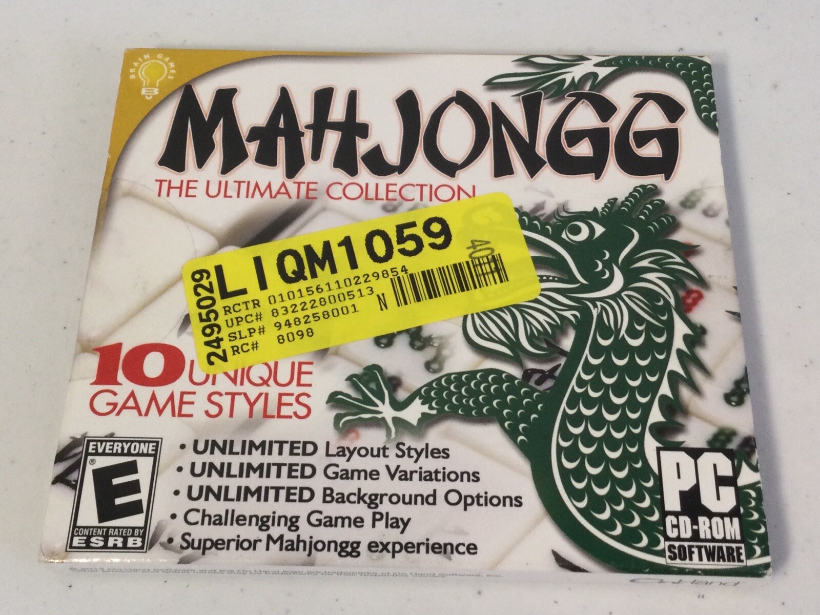 MAHJONGG CD Software “The Ultimate Collection”. NEW. Sealed.