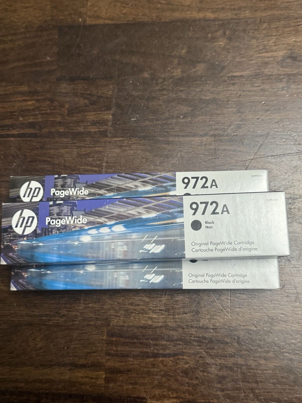 Authentic HP 972A BLACK Original PageWide Ink Cartridge F6T80AN EXP 7/29