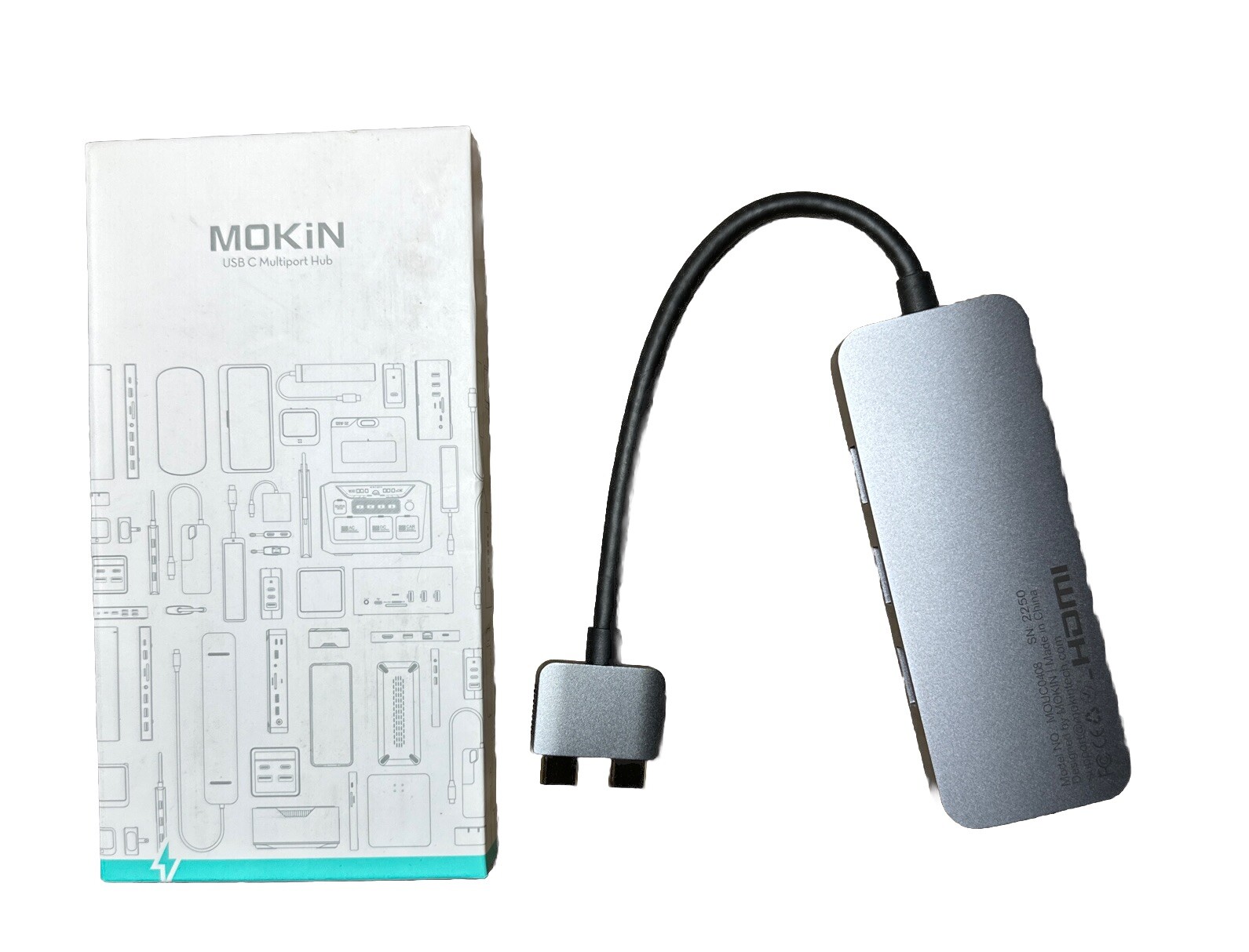 mokin usb c 8 in 2 multifunctional hub MOUC0408