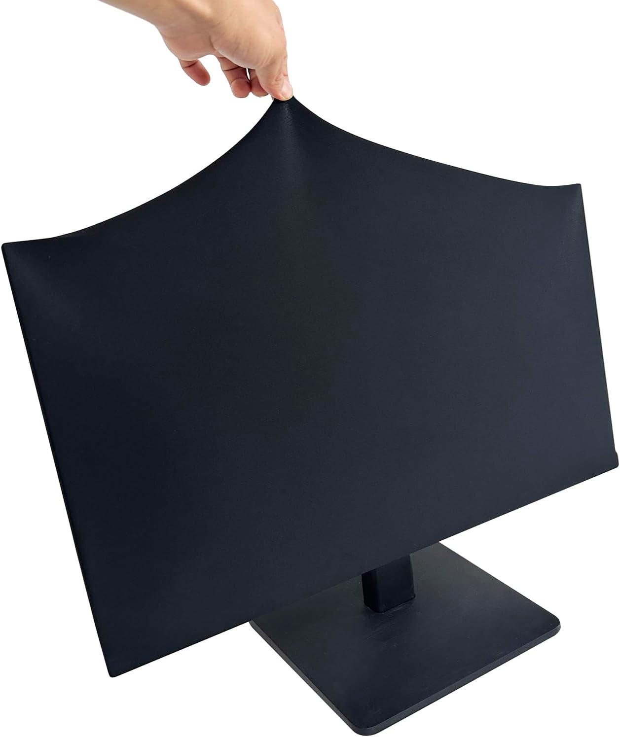 Universal Monitor Dust Cover - Elastic Waterproof Fabric, Fits 19 21 22 23 27 In