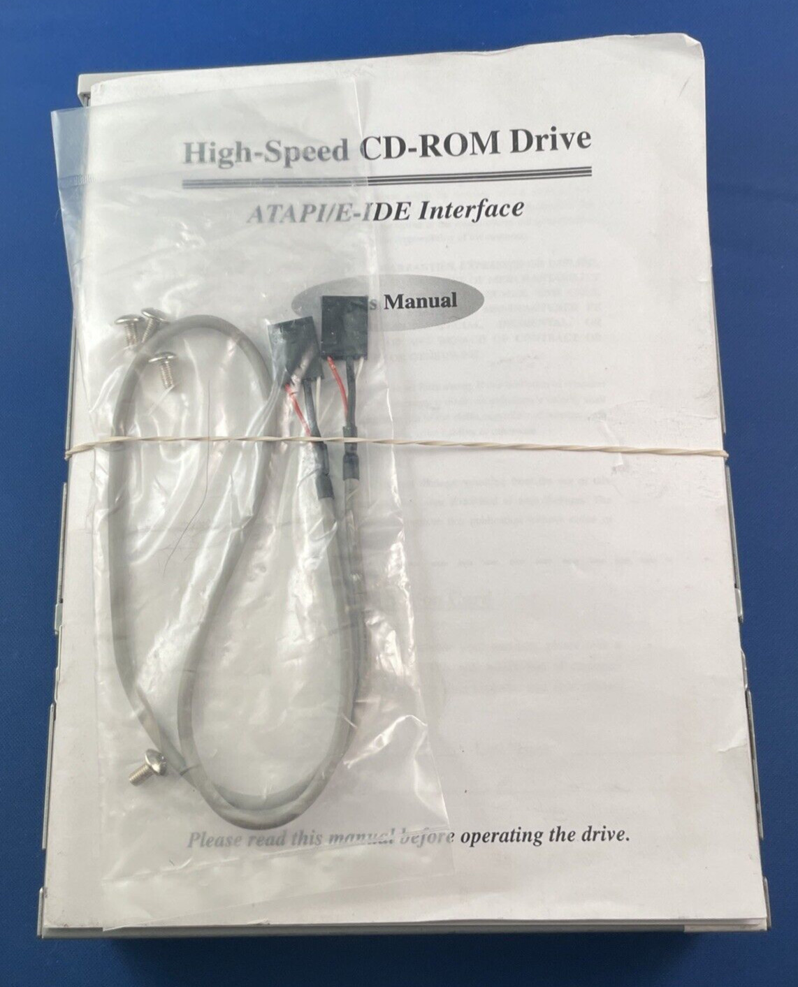 USED VINTAGE Beige EPO Tech 52X CD-ROM Drive IDE CR-852E - Untested