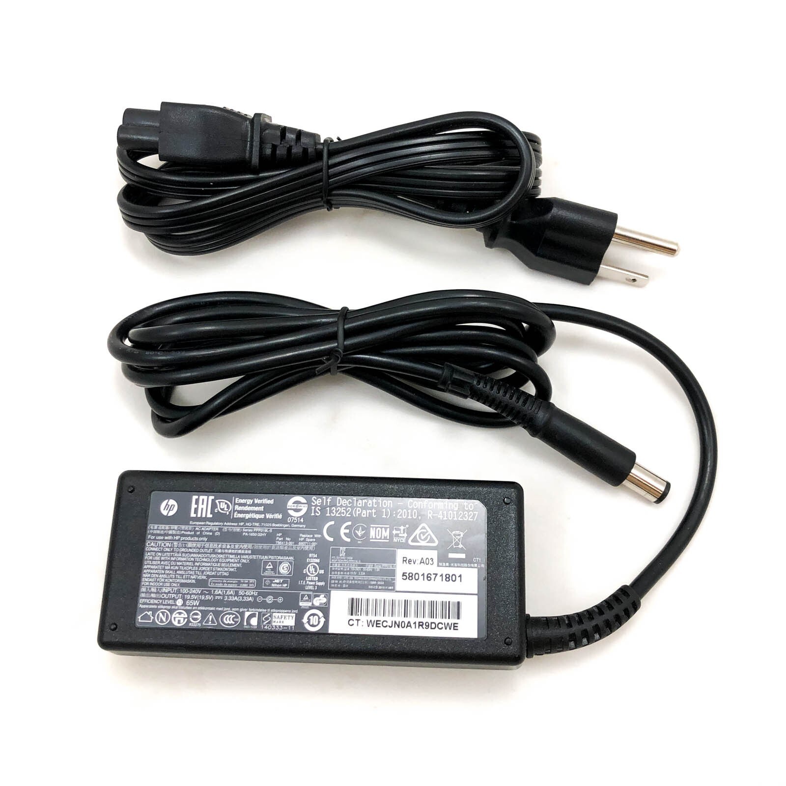 HP Original 65W Laptop Charger for HP Pavilion dv6 dv7 Series Notebook Charger