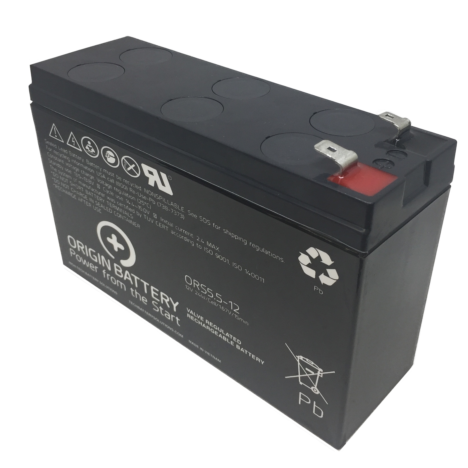 APC BGE90M 12V 6Ah UPS Battery Replacement Kit BackUp Power Supply BGE90M-NEW