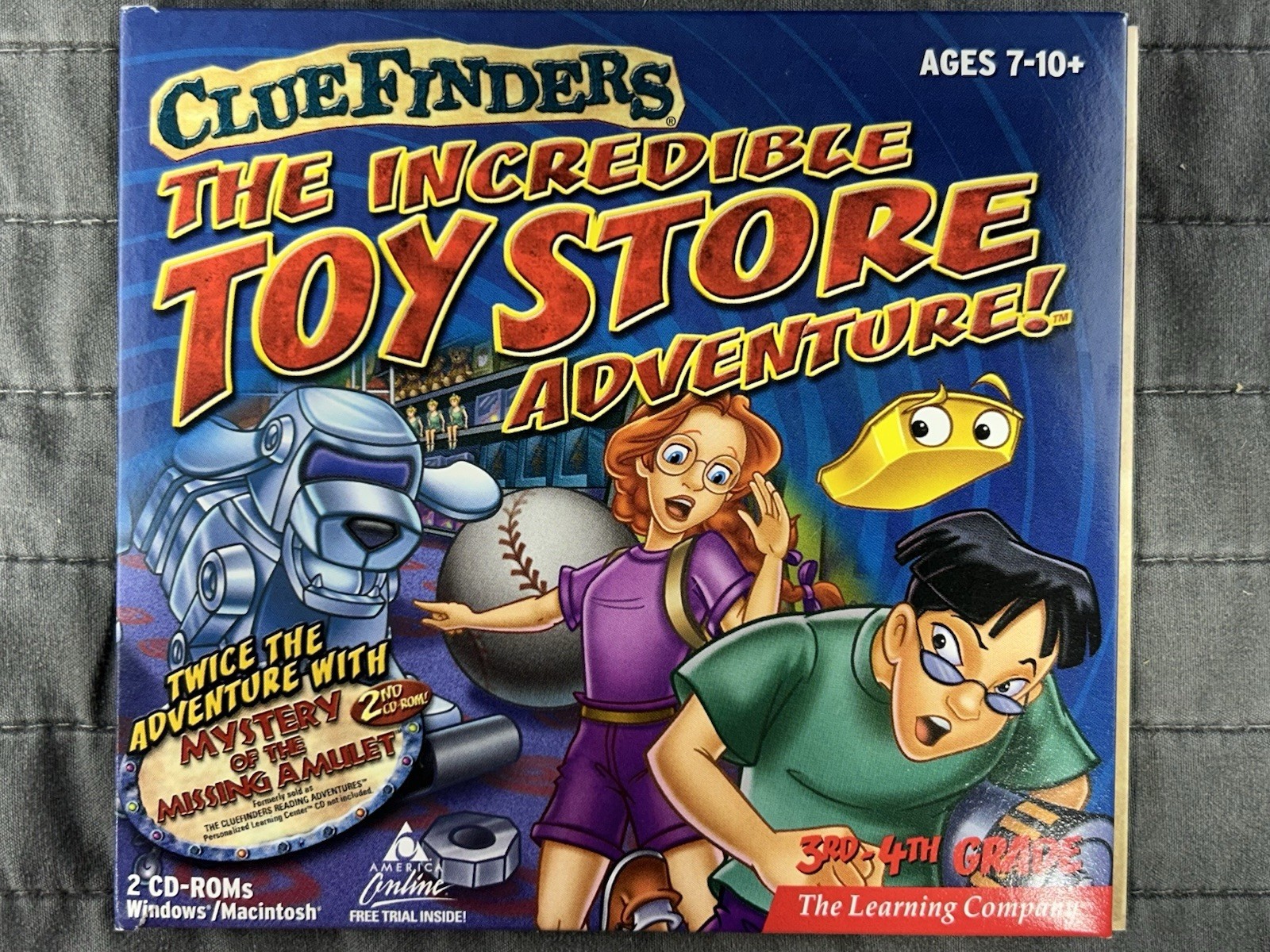 Cluefinders Incredible Toy Store Adventure Mystery Mansion Ages 7-10+