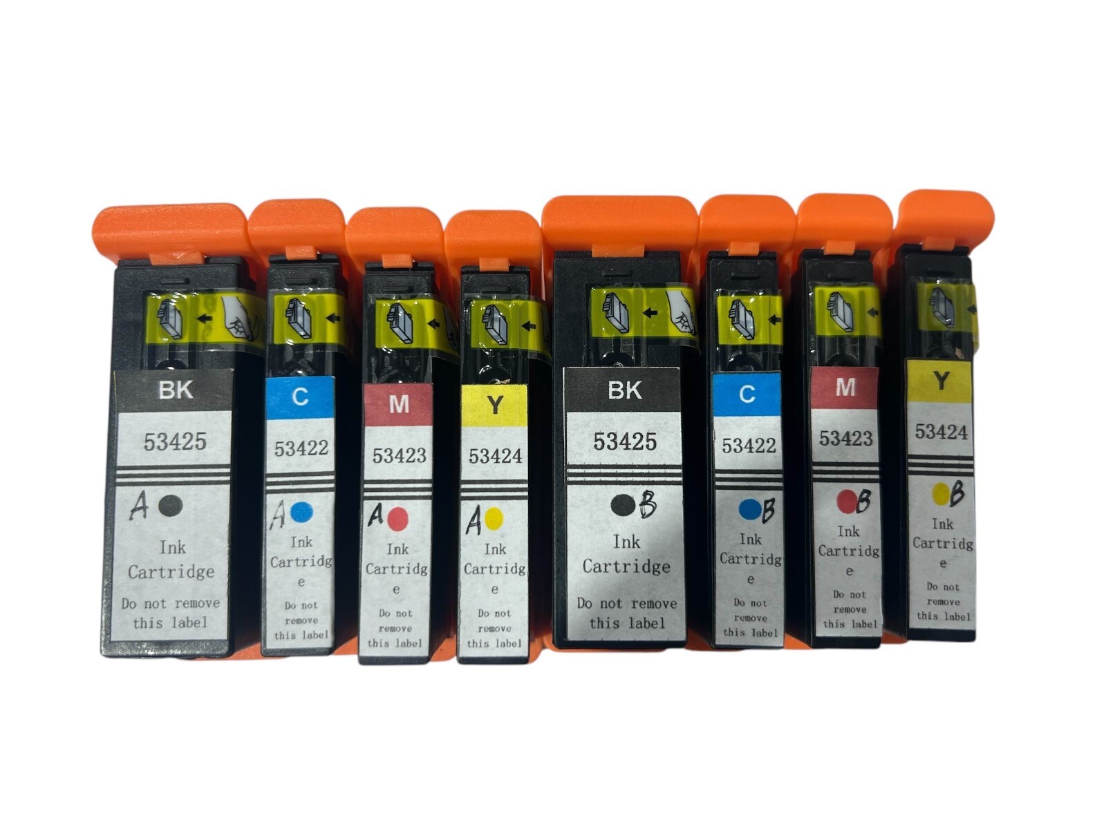 Compatible For Primera LX900 Cartridges [CMYK] - Set of 8 (Two of each Color)