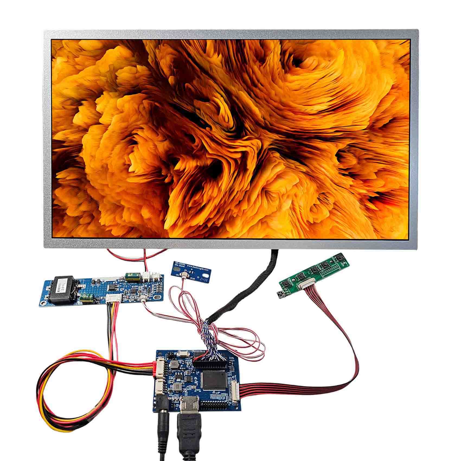 HDLCD Controller Board With 15.6in G156HCE 1000nit IPS Out Door LCD Screen