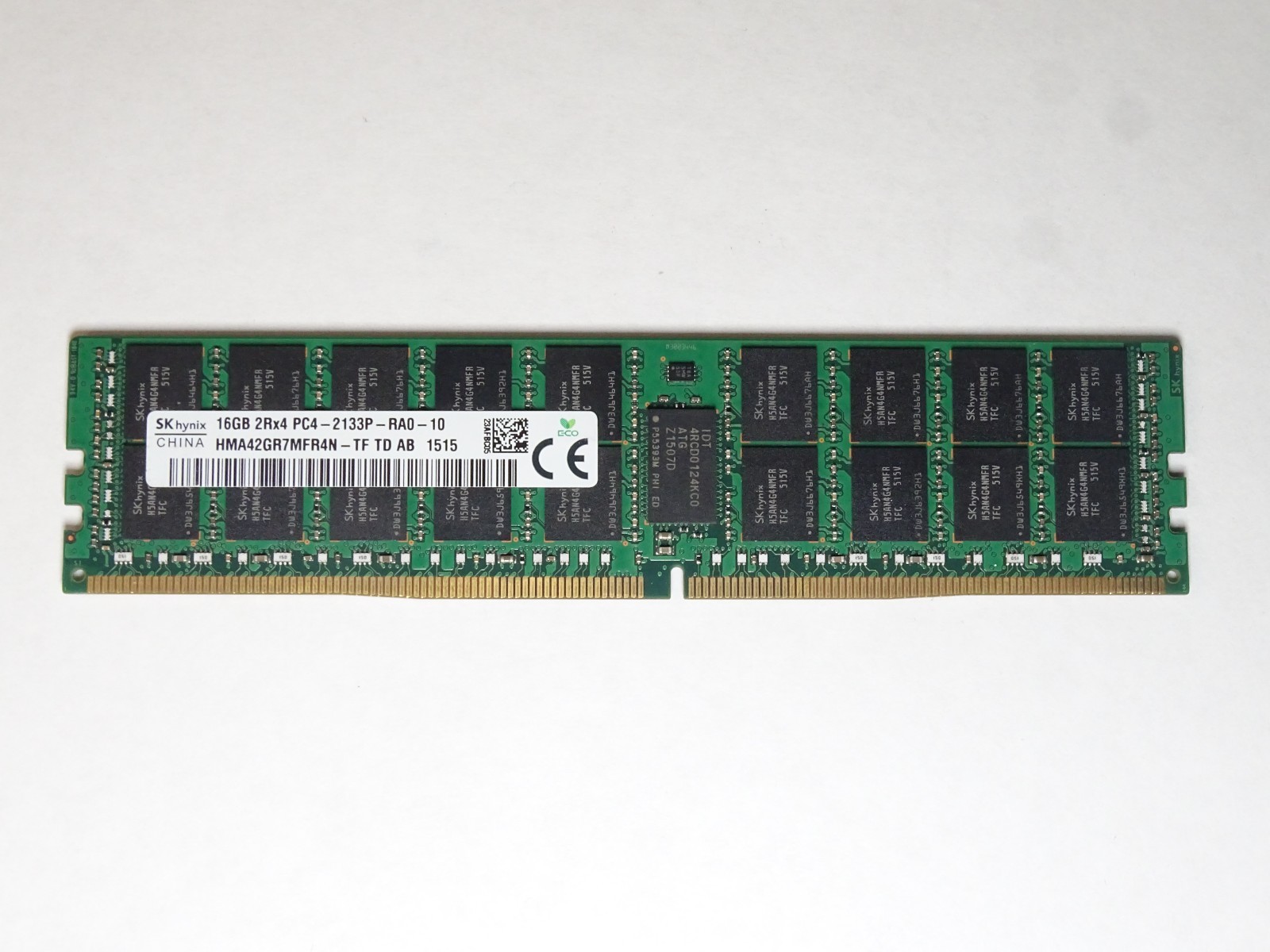 SK Hynix 16GB DDR4-2133 PC4-17000 2Rx4 ECC RDIMM RAM (HMA42GR7MFR4N-TF)