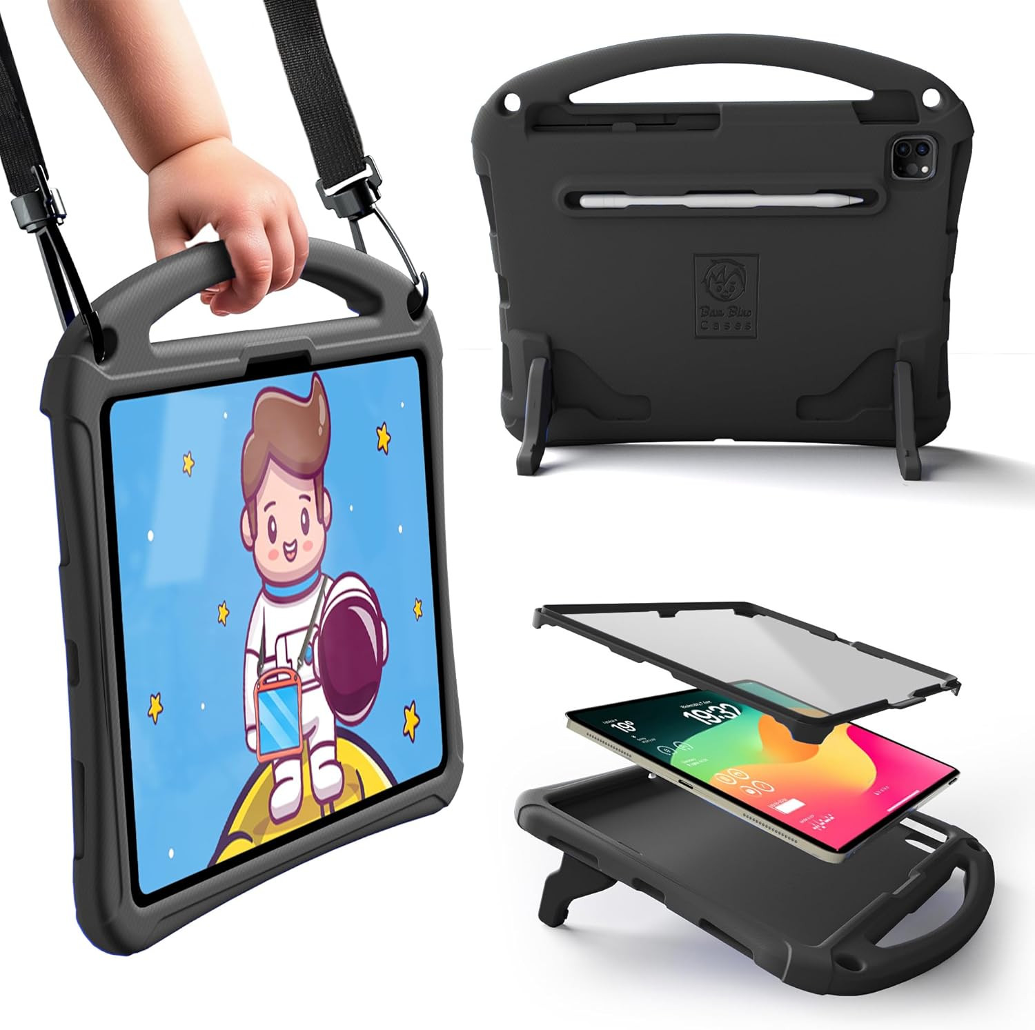 Bam Bino Space Suit Kids Case for Ipad Pro 12.9" 3Rd/4Th/5Th/6Th Generation (201