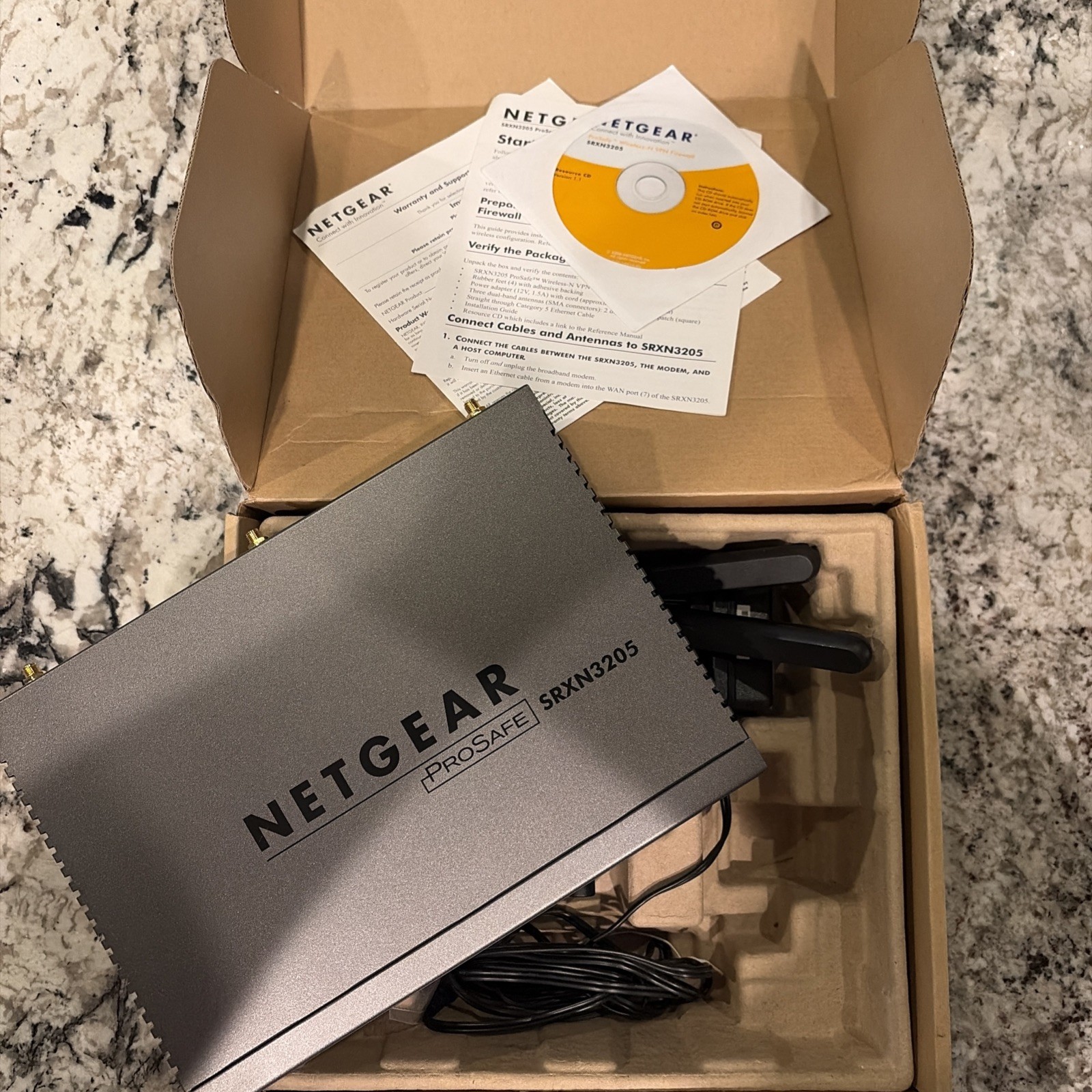 NETGEAR ProSafe SRXN3205 Wireless-N VPN Firewall Router | Business-Class