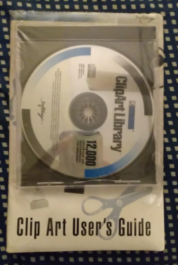 Softkey PC Paintbrush ClipArt Library CD-ROM w/ Clip Art User's Guide