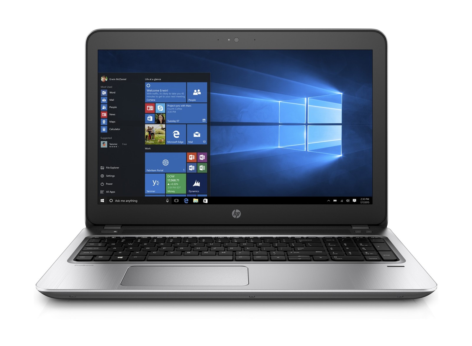 HP Probook 450 G4 15.6" Laptop i5-7200U 8GB Ram 256GB SSD No OS