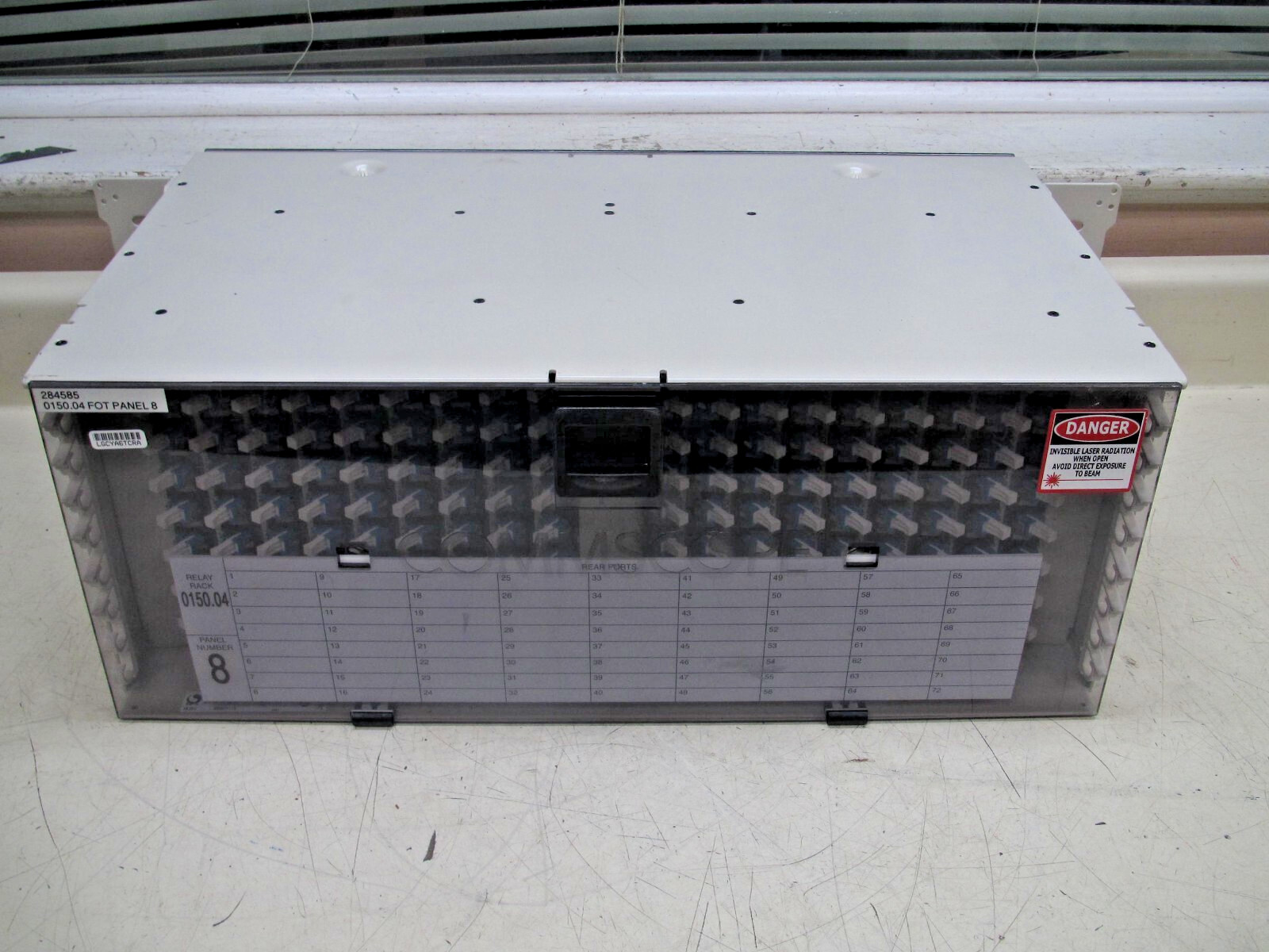 Commscope FDF Fiber Termination Chassis Cat No: 50063742-001 