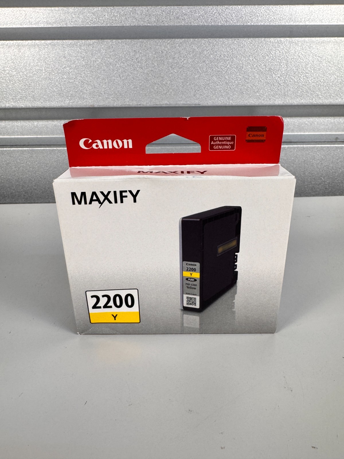 Canon PGI-2200 Yellow Ink Cartridge 9306B001 Genuine OEM NEW Sealed MAXIFY