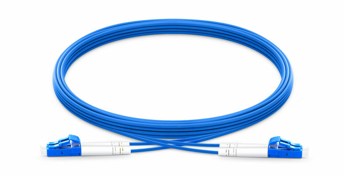 10M Armored Fiber Patch Cable,LC/UPC to LC/UPC Duplex Singlemode 9/125 - 387987