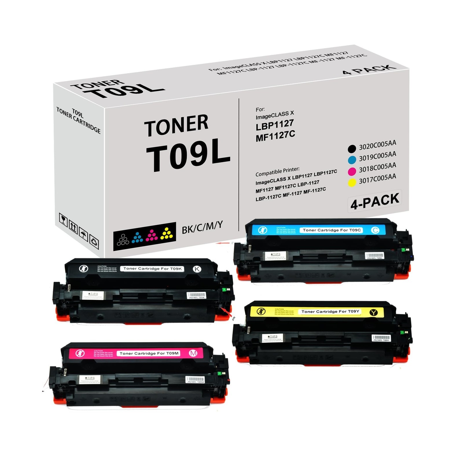 High Yield T09L T09 Toner Cartridge Compatible with Canon T09 Toner Cartridge...