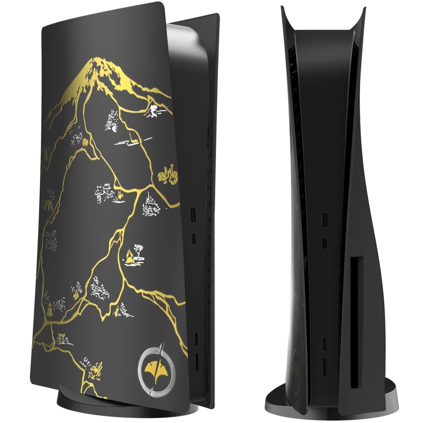 PS5 COVER FACEPLATE GHOST OF YOTEI BLACK EDITION PLAYSTATION 5