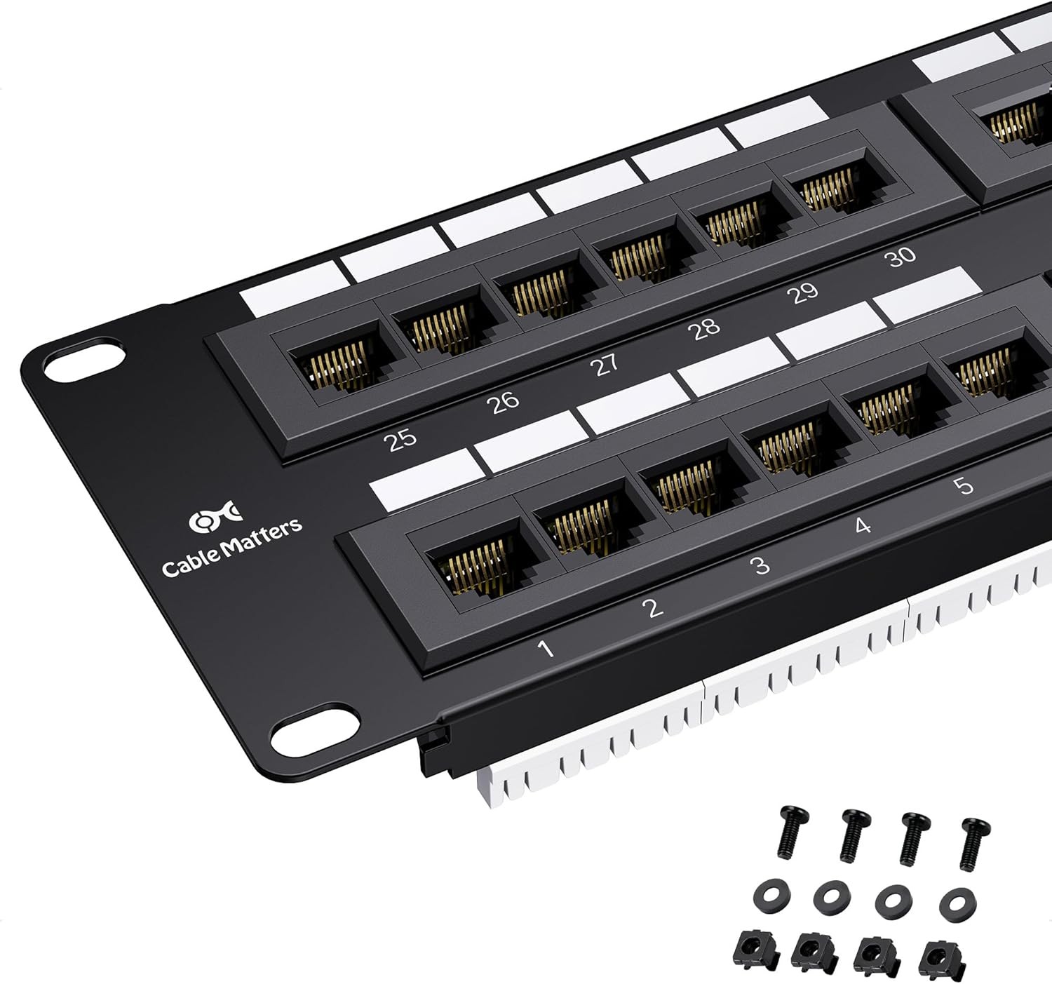 Cable Matters 48 Port Patch Panel 2U Cat6