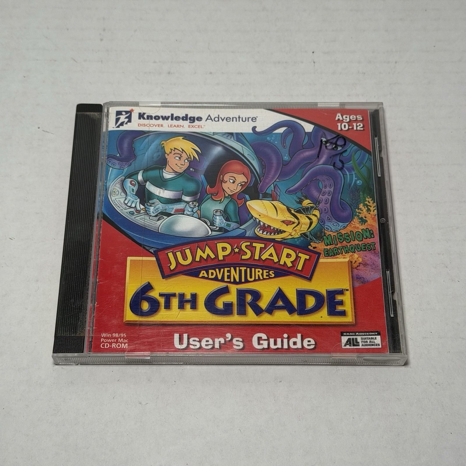 Knowledge Adventure Jump Start Adventures Learning System 6th Grade Ages 10-12 