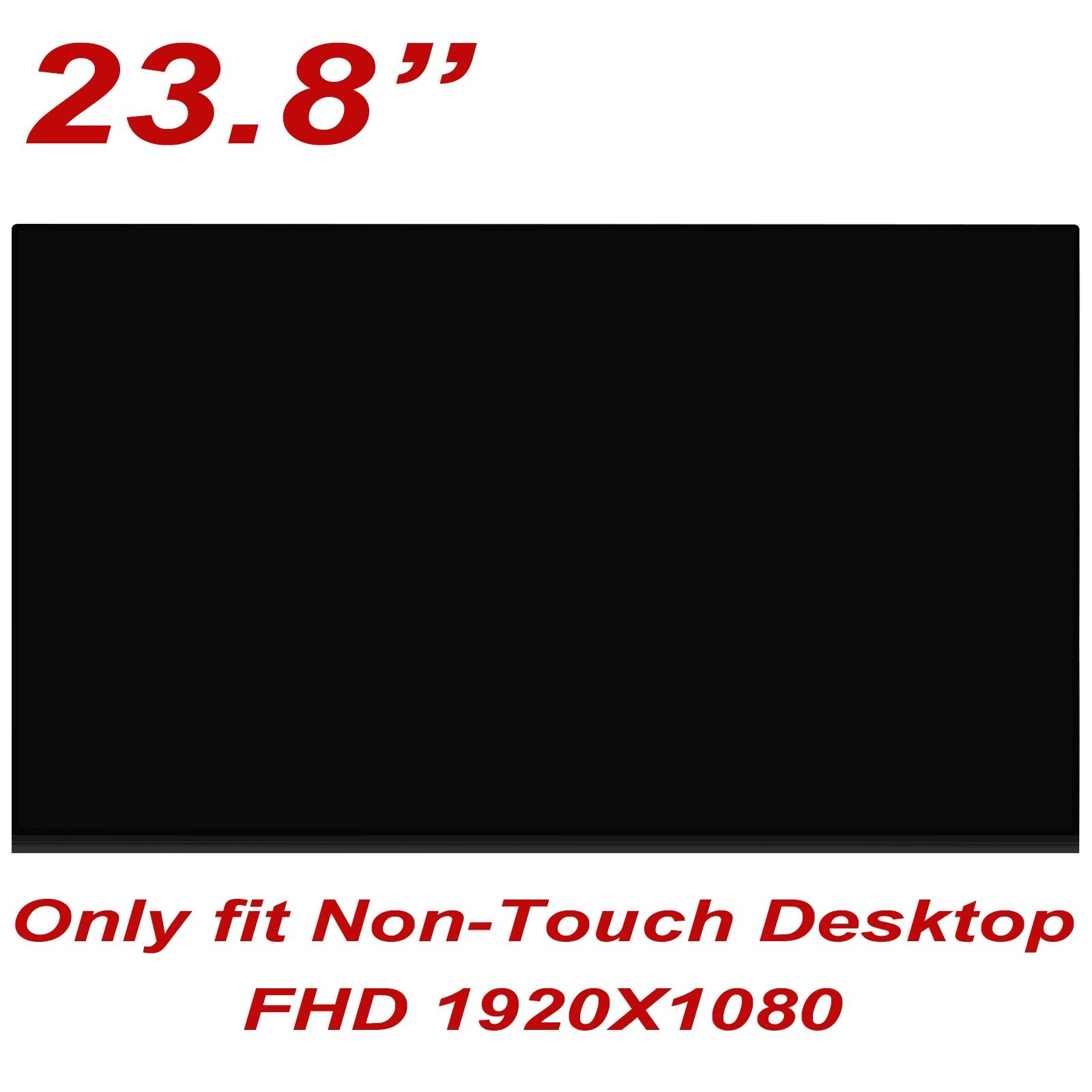 23.8" FHD LCD Screen IPS Display Panel for HP Elitedisplay E243 1920x1080 30Pins